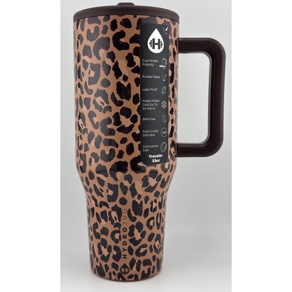 Hydrojug 32oz Traveler, SAVANNA LEOPARD - Picture 1 of 5